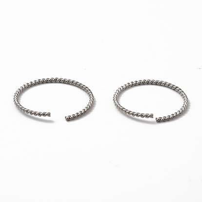 304 inox Anneaux ouverte, bague rotative