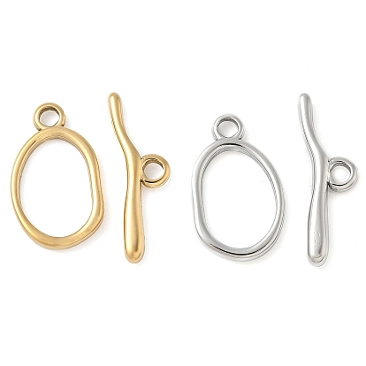 304 из нержавеющей стали застежками тумблеры, ионное покрытие (ip), овальные