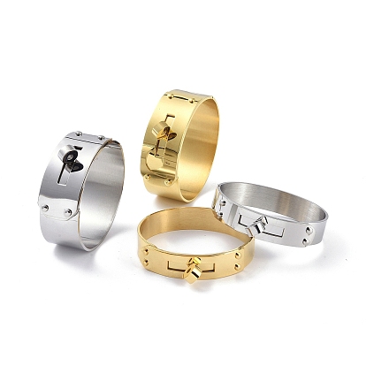 Пончик 304 браслеты из нержавеющей стали