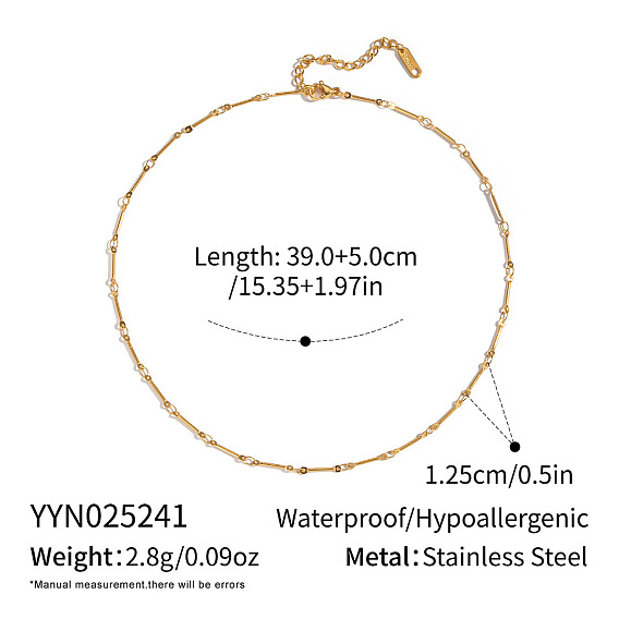 304 ожерелья из звеньев цепи из нержавеющей стали для женщин