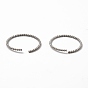 304 Edelstahl offenen Ringe springen, Drehring