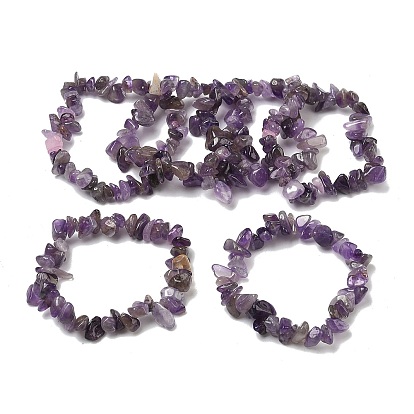 Натуральный и синтетический смешанный браслет из каменной крошки стрейч-браслет для женщин