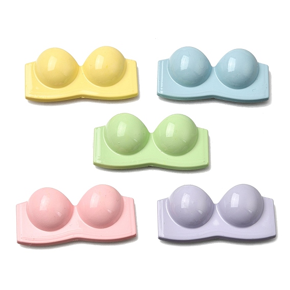 Cabochons en résine opaque