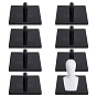 8 Bags PP Plastic Holder for Foam Mannequin Head, Square