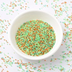 Бусины miyuki delica, цилиндр, японский бисер, 11/0, светящаяся смесь