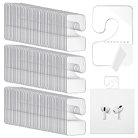 2000шт. клейкая прорезь для подвешивания на заднюю часть для животных, отображать теги, прямоугольные