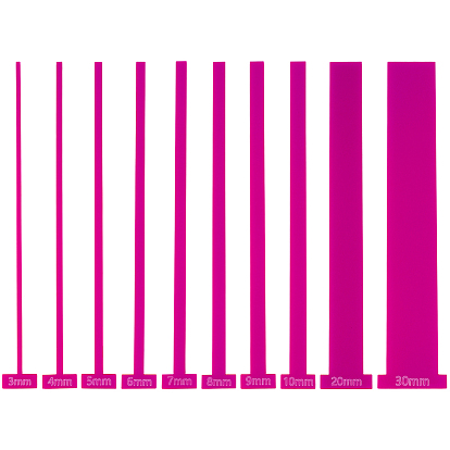 10шт. 10 стили акриловых линеек для переплета книг, переплетные принадлежности