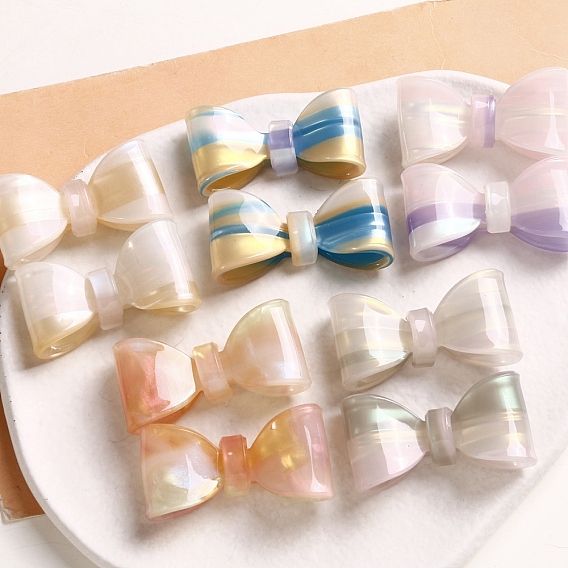 Cellulose Acetate(Resin) Cabochons, Bowknot