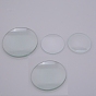 Cabochons de verre transparent, dôme / demi-rond