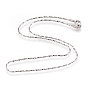 304 Stainless Steel Necklaces, Coreana Chains