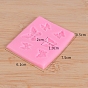 Food Grade Silicone Molds, Fondant Molds, For DIY Cake Decoration, Chocolate, Candy, Rectangle with Butterfly