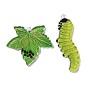 Зеленые желтые акриловые подвески