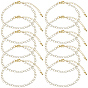 10Pcs Brass Cable Chain Bracelets for Women