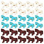 30Pcs 3 Colors Synthetic Turquoise Dyed Horse Beads