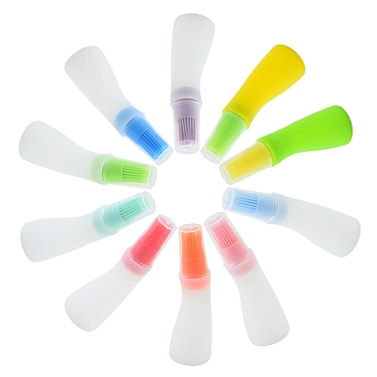 Кисти с силиконовым маслом, с бутылочкой и крышкой, инструмент для выпечки, колонка