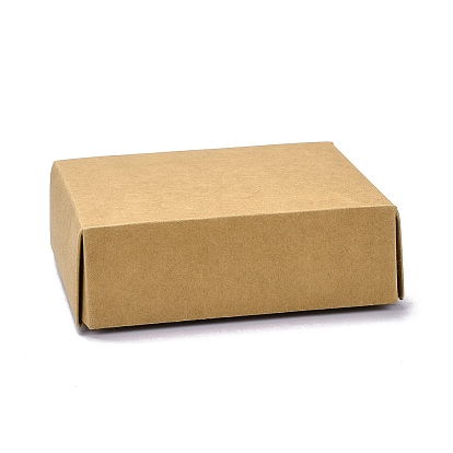 Cajas de papel kraft, cajas para envolver regalos, para caja de embalaje de ropa, caja de cosméticos, Rectángulo