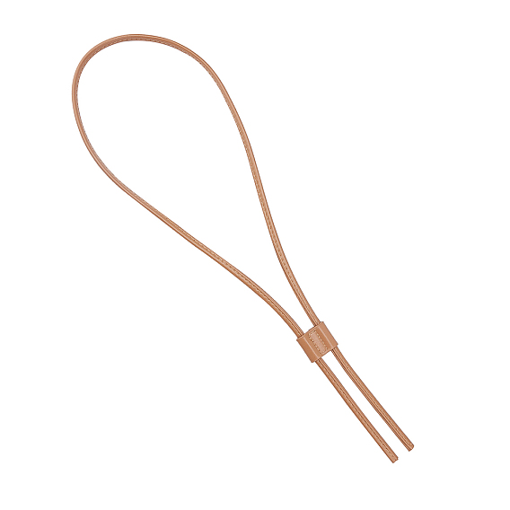 Плоские шнурки из искусственной кожи, со струнным слайдом, для женского рюкзака