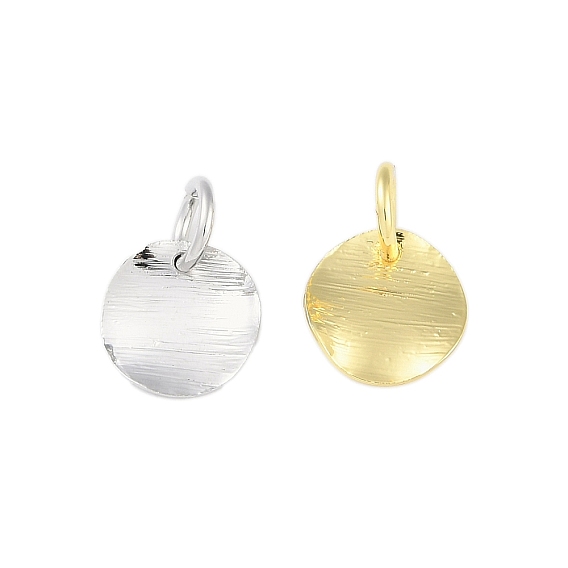 Латунные подвески, с целью перехода в кольце, долговечный, без свинца и без кадмия, плоско-круглые