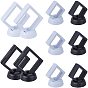 Plastic Frame Stands, with Transparent Membrane, 3D Floating Frame Display Holder, Coin Display Box, Rhombus