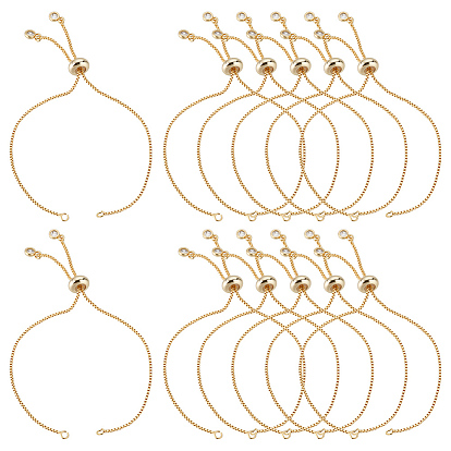 12шт. стойка, покрытие, латунь, изготовление браслетов-цепей, со стразами, долговечный, изготовление браслетов-слайдеров, без кадмия и без свинца