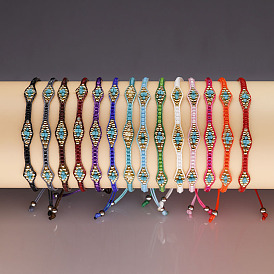 Bohemian Style Braided Bracelet - Imported Beads, Colorful, Friendship Bracelet.
