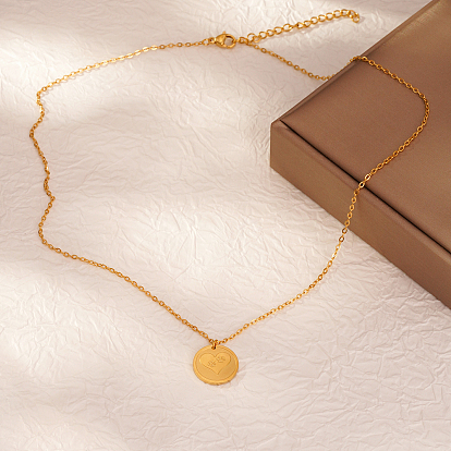 Стильное 304 ожерелье с подвеской в виде сердца из нержавеющей стали с отпечатком собачьей лапы для ежедневного ношения у женщин