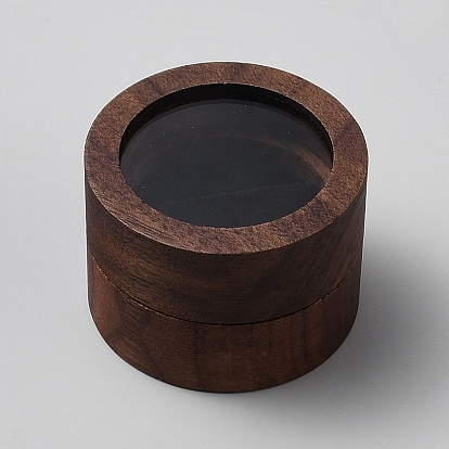 Деревянные шкатулки для хранения колец с бархатной подкладкой внутри, колонка