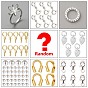 Lucky Bag, including Random Styles 925 Sterling Silver Pendant Bails, Beads, Clasps, Ring Settings, Linking Rings