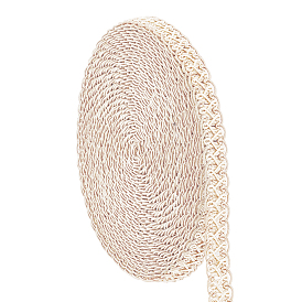 Плетеная кружевная отделка из полиэстера, шитье кружевной ленты сороконожка, аксессуары для одежды и аксессуары для штор