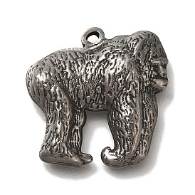 304 Stainless Steel Pendants, Orangutan Charm