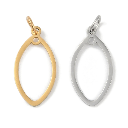 304 подвески из нержавеющей стали, с целью перехода в кольце, лазерная резка, Очарование лошадиных глаз