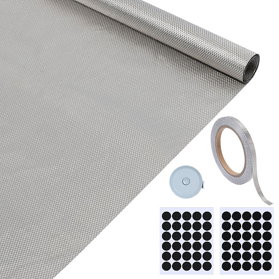 2Bags Nylon Self Adhesive Hook and Loop Fastener Stickers, Flat Round, with 1Roll Adhesive Tape