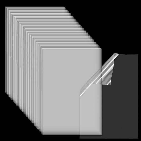 A4 прозрачная пленка для домашних животных, водонепроницаемый, для струйных принтеров, снимок экрана, прямоугольные