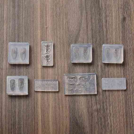 Силиконовые формы для украшения ногтей своими руками, формы для литья смолы, для уф-смолы, изготовление изделий из эпоксидной смолы, прозрачные