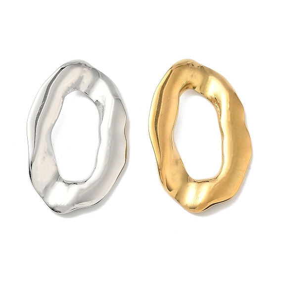 304 нержавеющей стали связывающий кольца, текстурированный овал