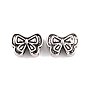 Tibetan Style Alloy Beads, Lead Free & Cadmium Free, Bowknot
