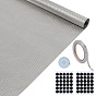 2Bags Nylon Self Adhesive Hook and Loop Fastener Stickers, Flat Round, with 1Roll Adhesive Tape