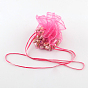 Round Organza Bags, with Sequins, Gift Bags