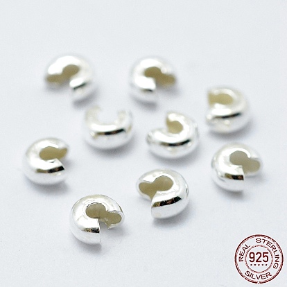 925 Sterling Silver Crimp Beads Cover