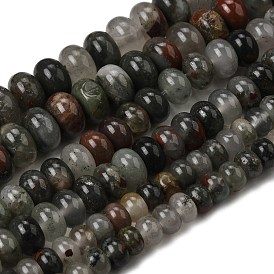 Природные африканские гелиотроп бисер пряди, рондель