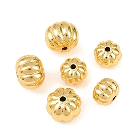 Латунные бусины, тыква, без свинца и без кадмия, стойки покрытие, долговечный