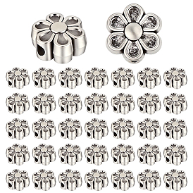 6 Нити из тибетских цветочных бусин в виде звездочек