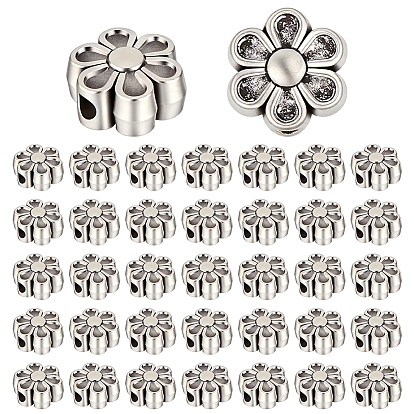 6 Нити из тибетских цветочных бусин в виде звездочек