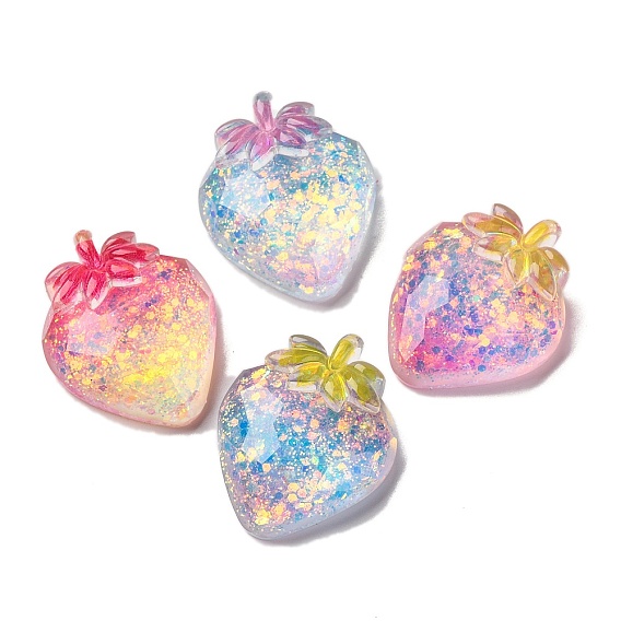 Кабошоны из смолы, разноцветные