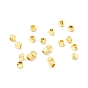 Brass Beads, Long-Lasting Plated, Cube