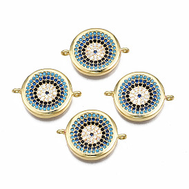 Латунные микро проложить кубических ссылки циркония, плоско-круглые