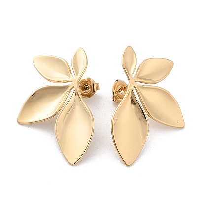 304 из нержавеющей стали серьги, цветок