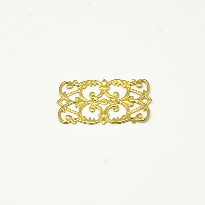 Brass Filigree Joiners, Rectangle