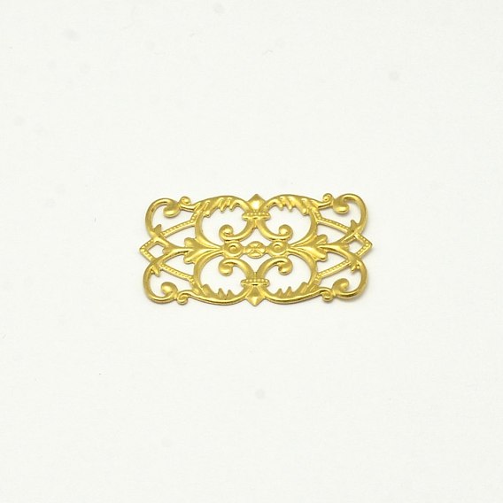 Brass Filigree Joiners, Rectangle