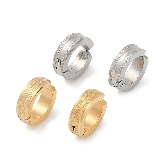 Ионное покрытие (IP) молниеносный песок 304 клипсы из нержавеющей стали, круглые